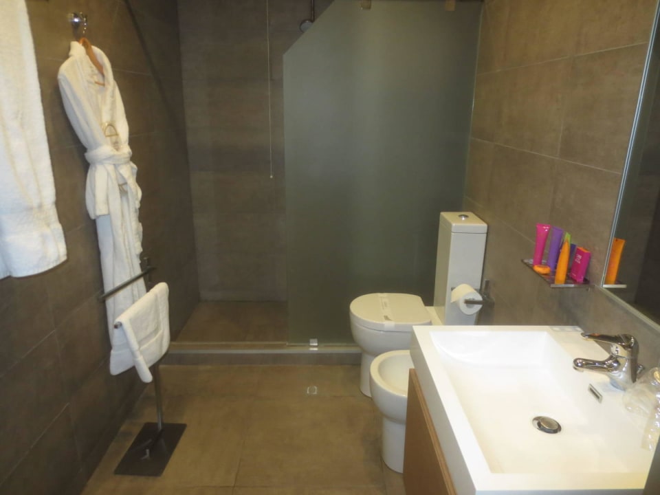 Badezimmer mit Dusche/WC Opera Suite Hotel