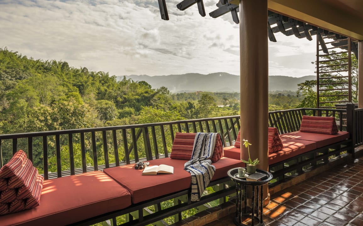 Ausblick Anantara Golden Triangle Elephant Camp & Resort