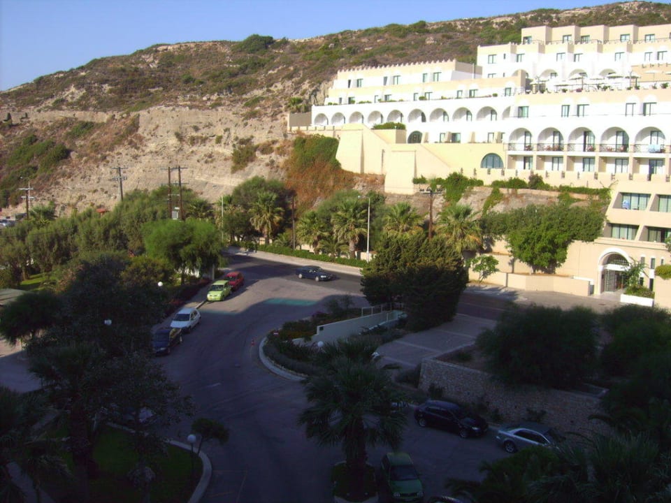 Ausblick Landseite Hotel Calypso Beach