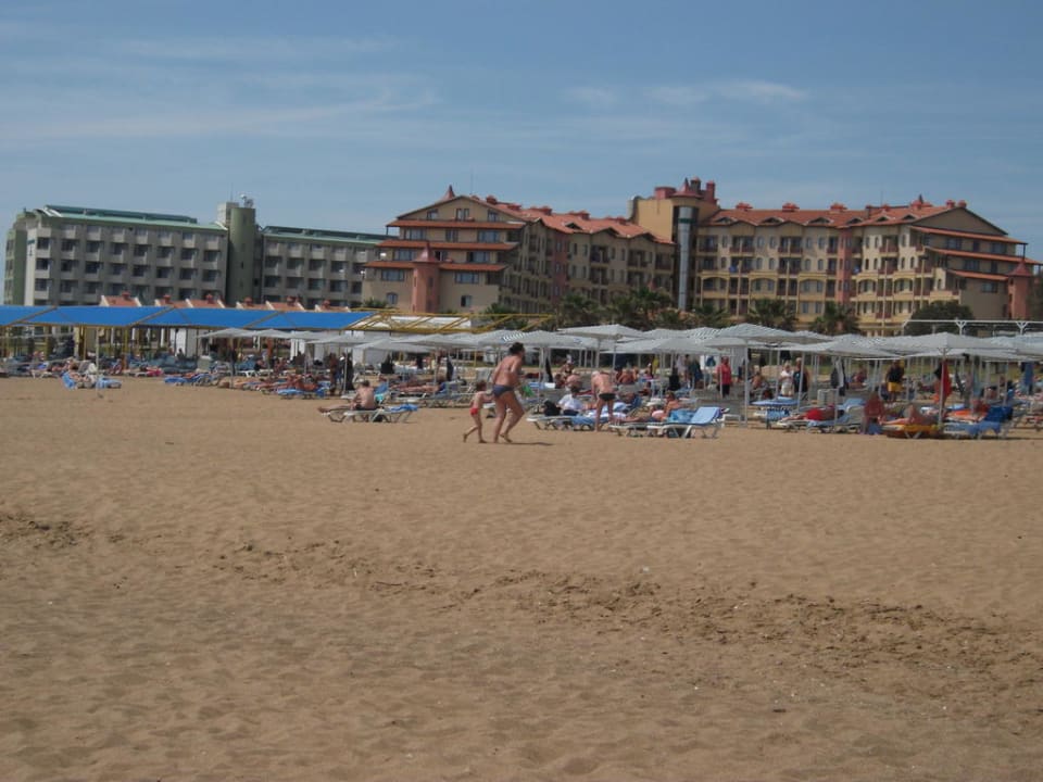 Blick auf den Strand Hotel Orfeus Park