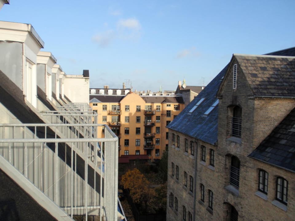 Ausblick vom Balkon Hotel Copenhagen Strand