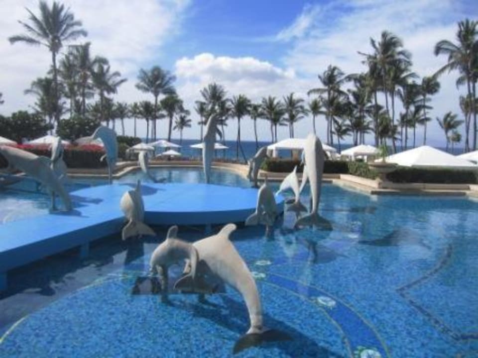 Wasserbecken mit Delfinen Grand Wailea A Waldorf Astoria Resort