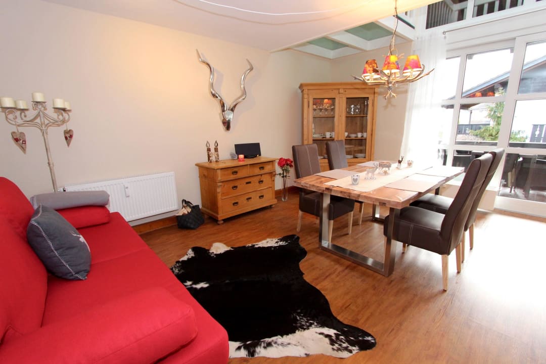 Esszimmer Ferienwohnung Platzhirsch