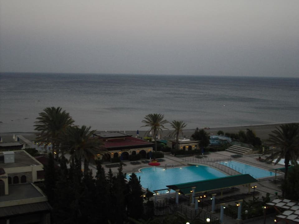 Ausblick vom Balkon Olympos Beach Hotel