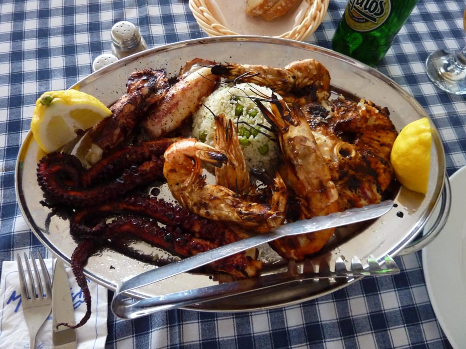 Meeresfrüchte Teller Hotel Maistrali