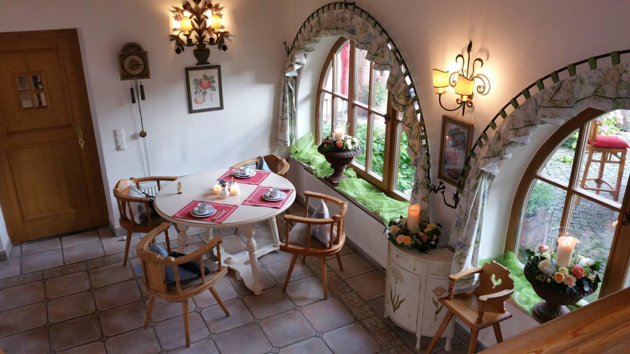 Blick vom Restaurant  Hotel Maier zum Kirschner