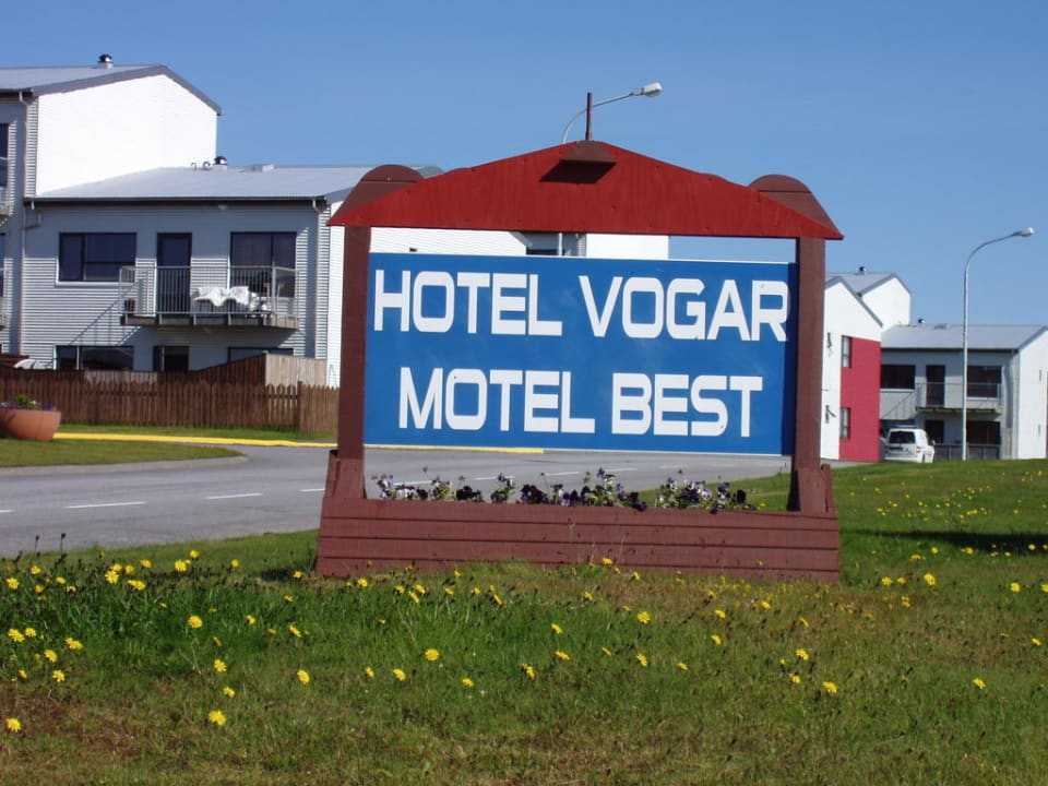 Orientierungsschild Hotel Vogar