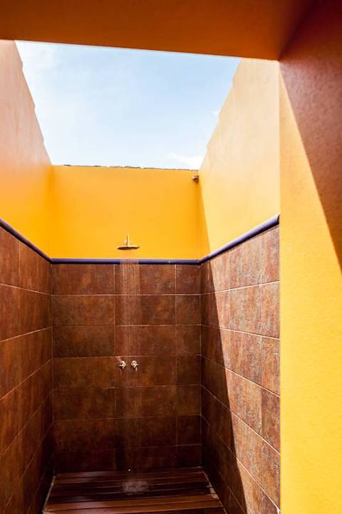 Private Outdoor Shower Ferienhaus Monte da Esperança