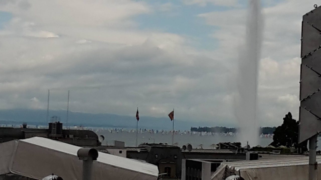 Von der Dachterasse Hotel Bel' Espérance