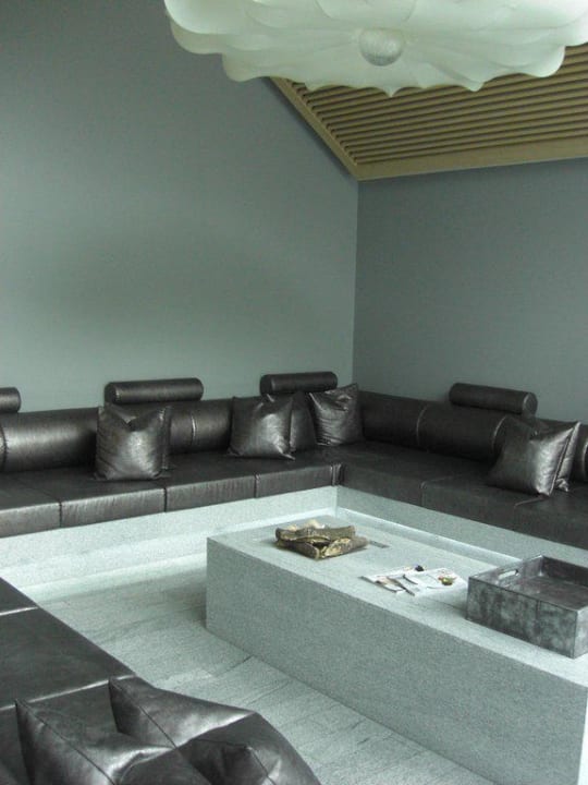 Ruhezone im Sauanbreich Tschuggen Grand Hotel Arosa