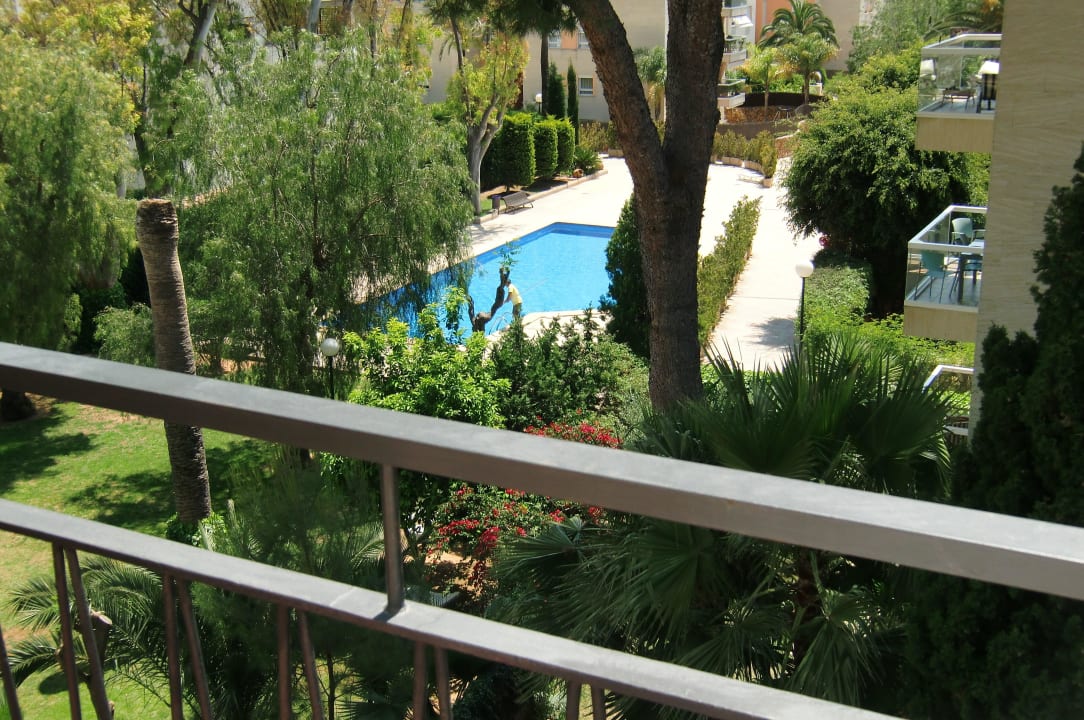 Aussicht vom Balkon Hostal Bonany