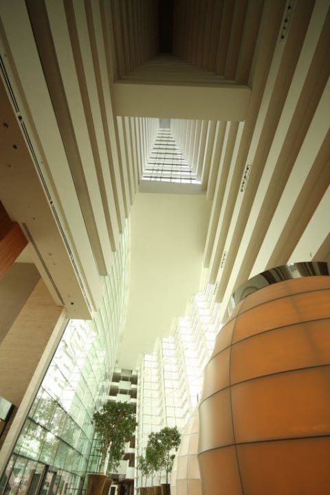 Blick in Tower  Marina Bay Sands