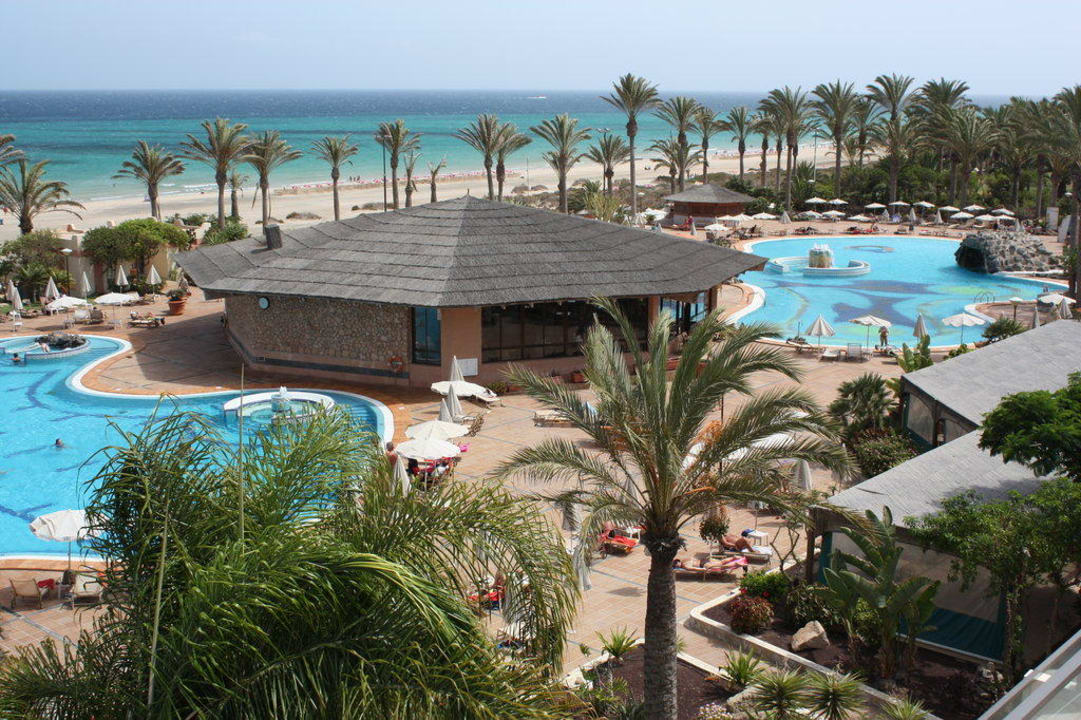 Pool und Meer vom Zimmer 313 SBH Hotel Costa Calma Palace