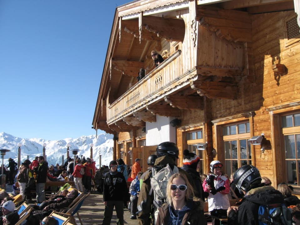 Terrasse Tagsüber Kristallhütte