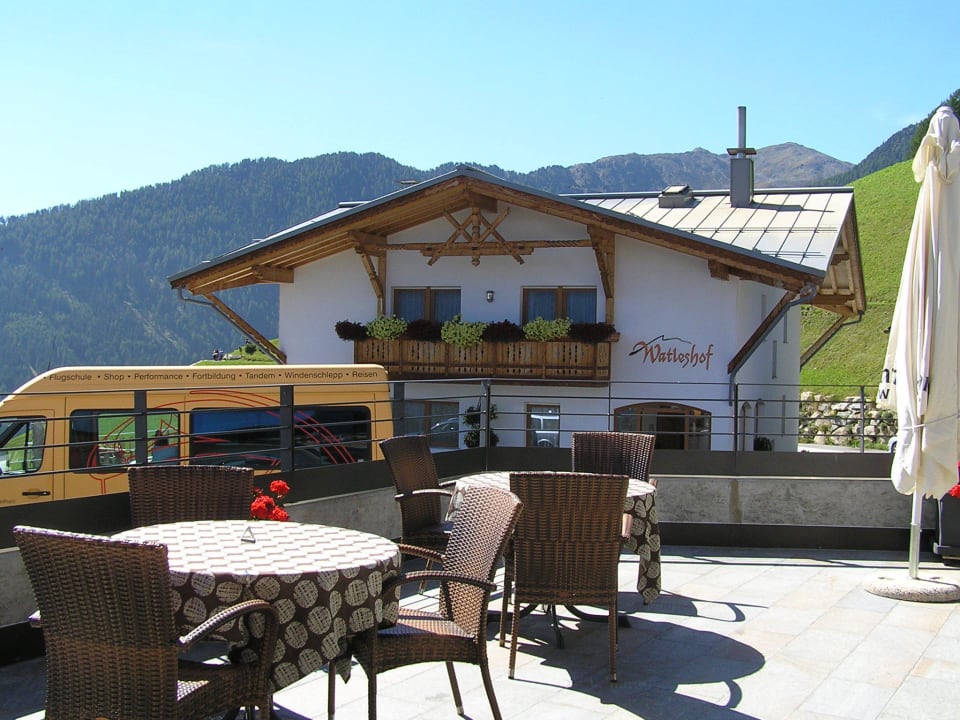 Sicht auf Walteshof Panoramahotel Watles