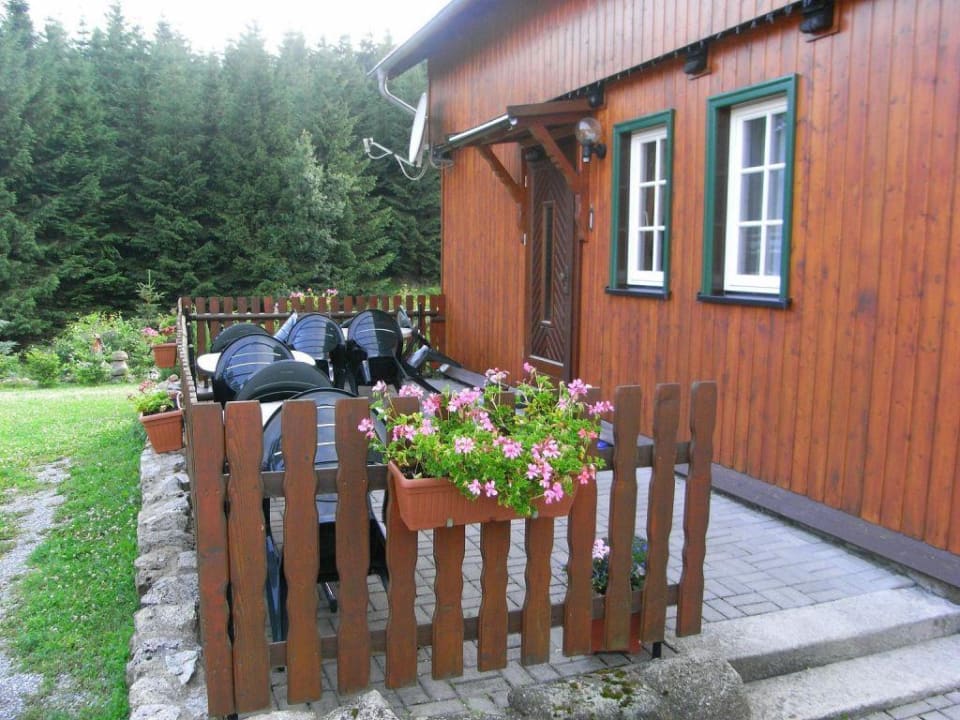 Terrasse Pension Bodesprung