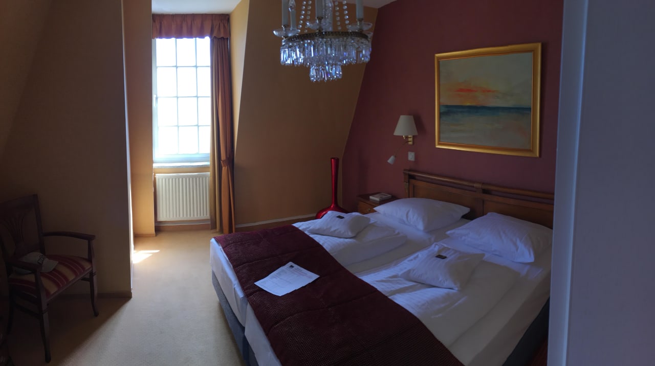 Schlafraum Seehotel Schloss Klink