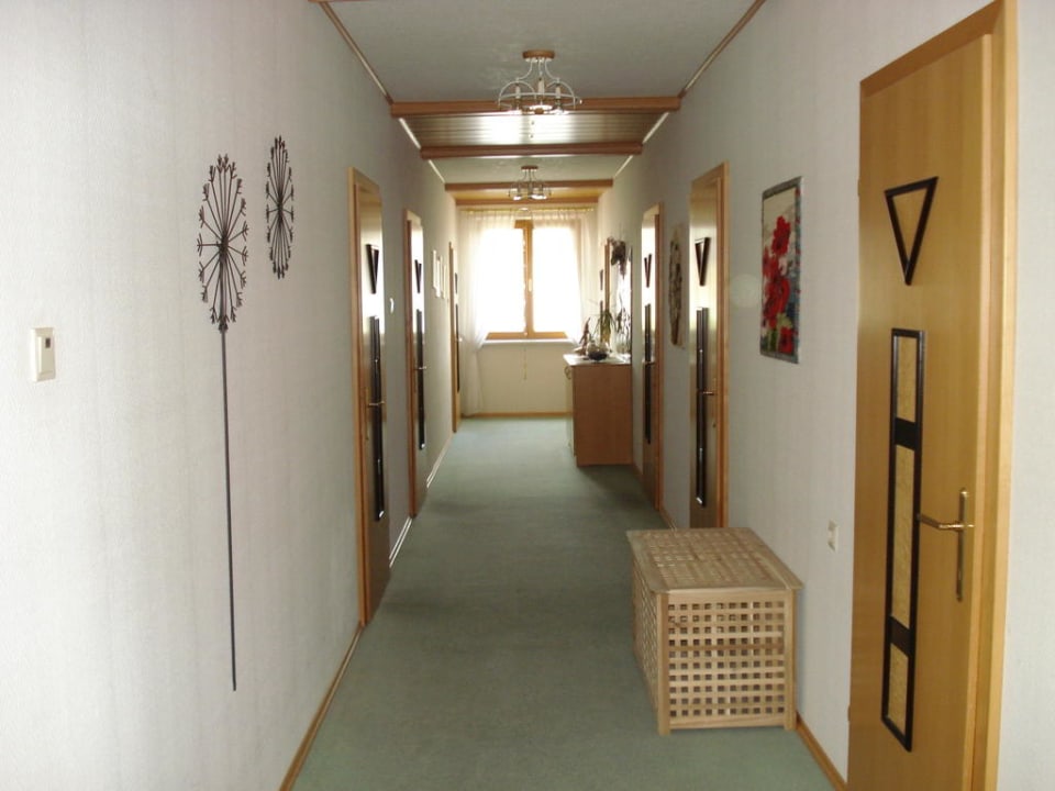 Zugang zu den Zimmern Pension Die Herberge