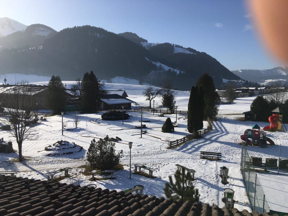 Ausblick Franzlhof Söll am Wilden Kaiser