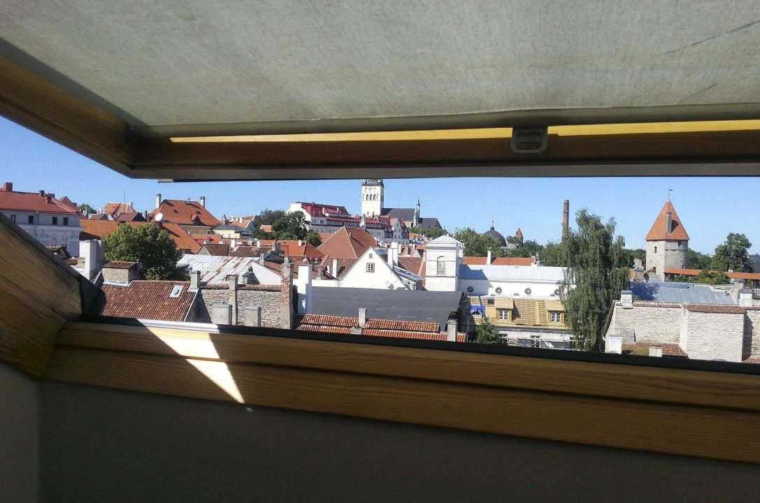 Вид на Старый Город из окна номера Rixwell Viru Square Hotel