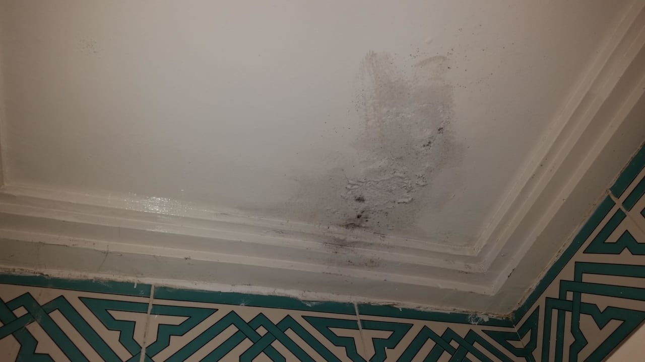 Schimmel im WC an der Decke Hotel El Mouradi Mahdia