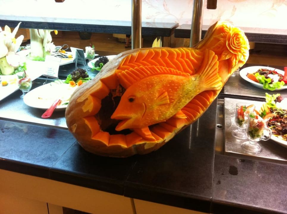 Deko am Buffet Hotel Delphin Diva