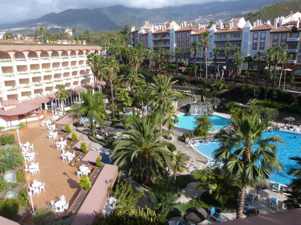 Blick von der Dachterrasse Hotel Puerto Palace