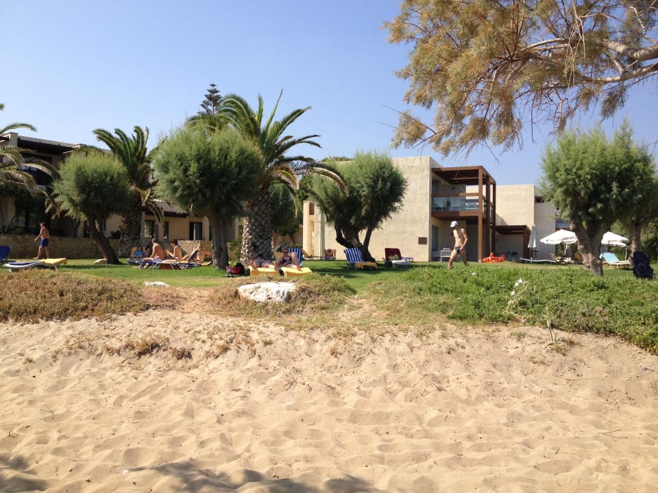 Meerblick-Bungalows vom Strand aus Phãea Cretan Malia