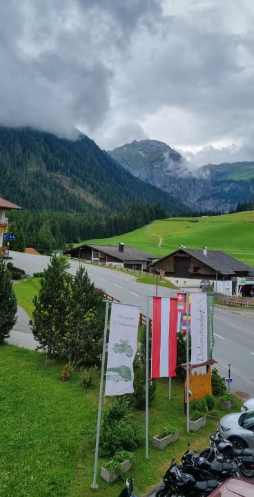 Ausblick Gasthof Dolomitenhof
