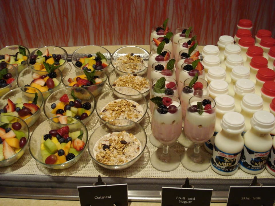 Das leckere Frühstücksbuffet The Palms Hotel & Spa