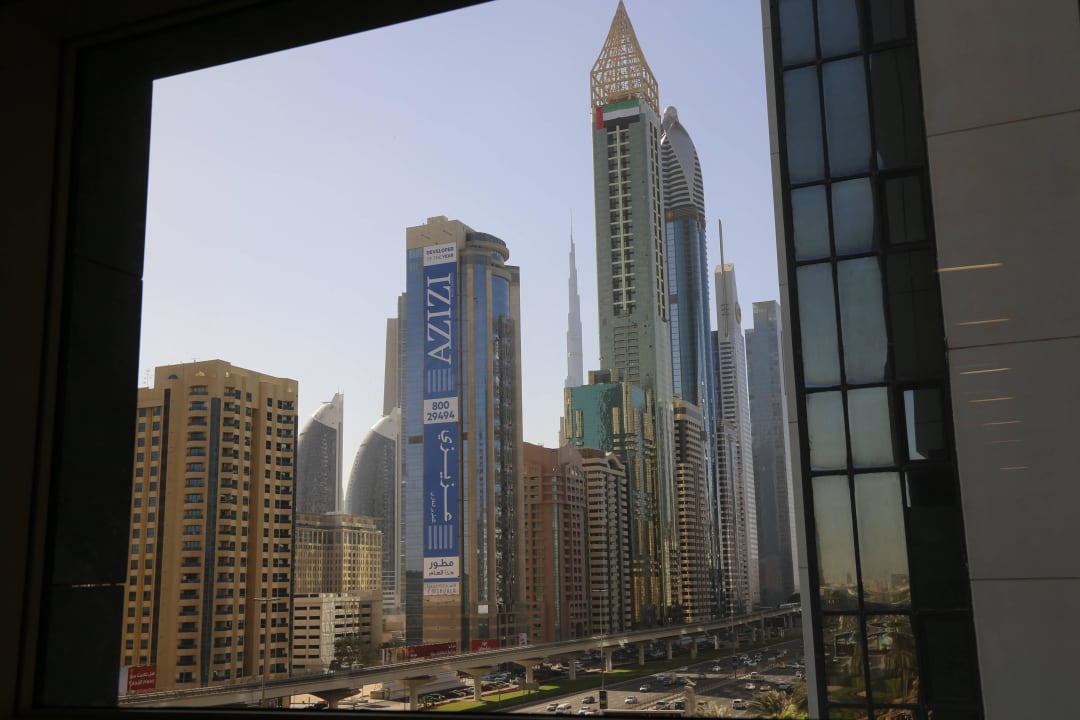 Ausblick vom Frühstücksraum The Tower Plaza Hotel Dubai