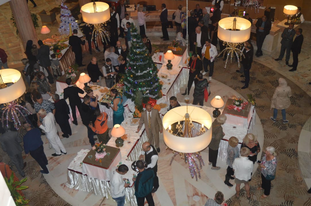 Silvesterempfang in der Lobby Marhaba Royal Salem