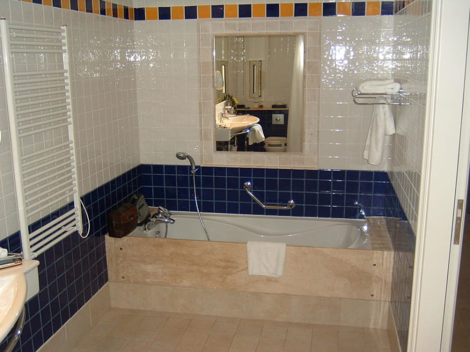 Badezimmer in der Gartensuite Columbia Beach Resort