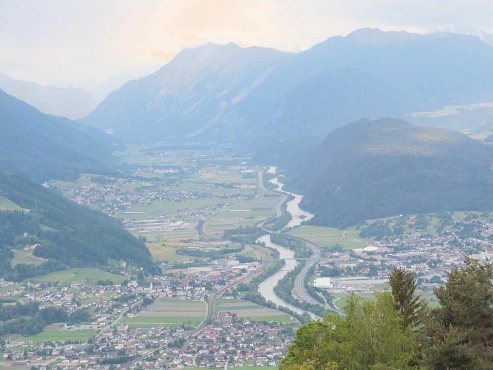 Aussicht vom Balkon Hotel Habhof Garni