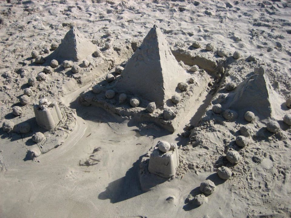 Kunstwerk aus Sand Hotel Meninx Djerba