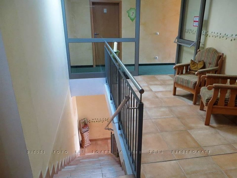 Treppenhaus in der 1. Etage Hotel-Gasthof-Fellner
