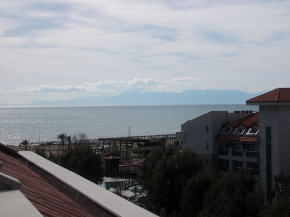 Blick zum Meer Sunis Evren Beach Resort Hotel & Spa