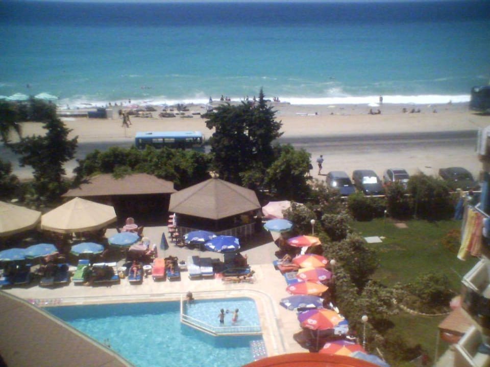 Blick vom Balkon Doris Aytur Hotel