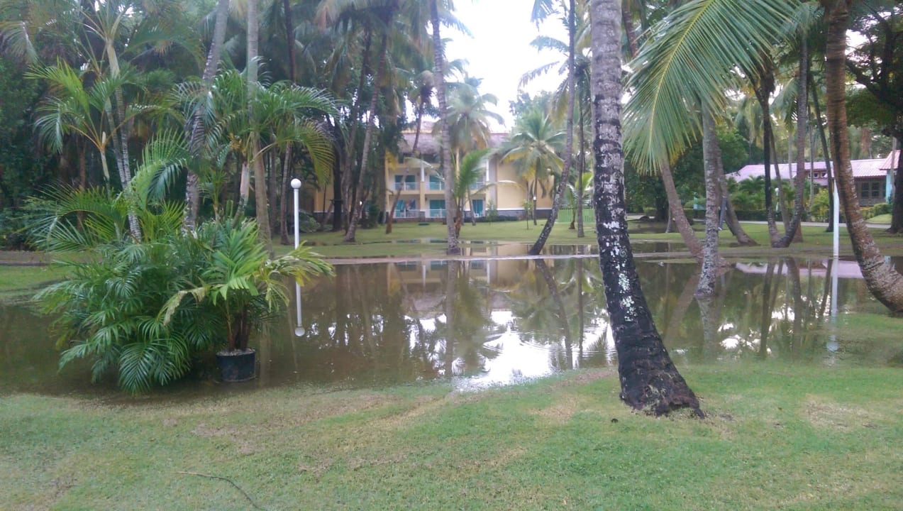 Regen im Februar Wyndham Alltra Samana