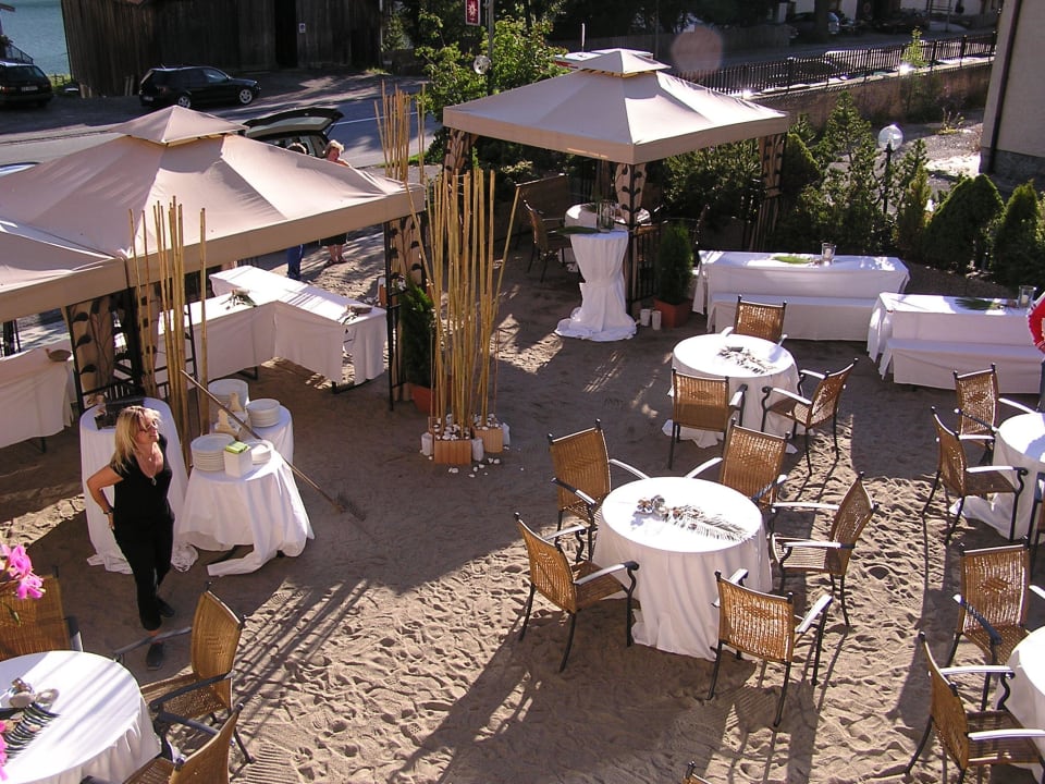 Hotel-Terrasse fürs Geniessen im Freien Aktiv Hotel Edelweiss