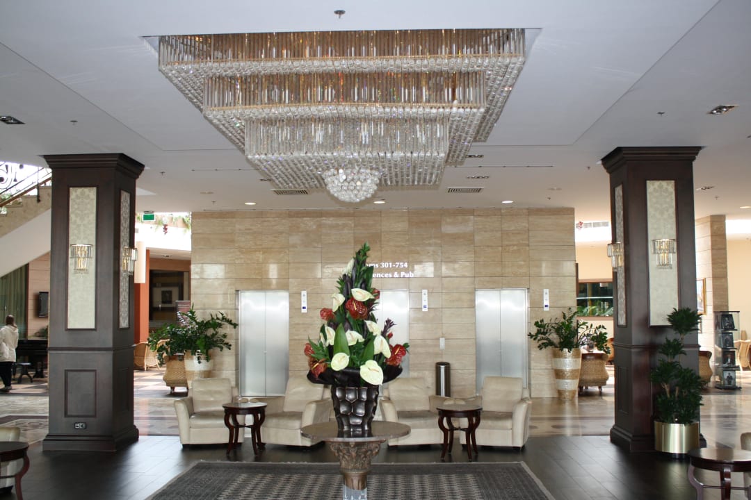 Eingangsbereich Aquaworld Resort Budapest