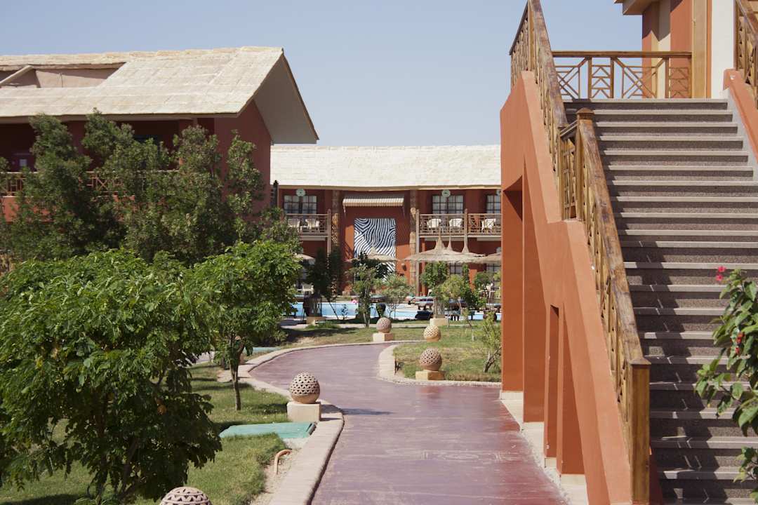 Schnappschuß beim Morgenspaziergang Pickalbatros Alf Leila Wa Leila Resort - Neverland Hurghada