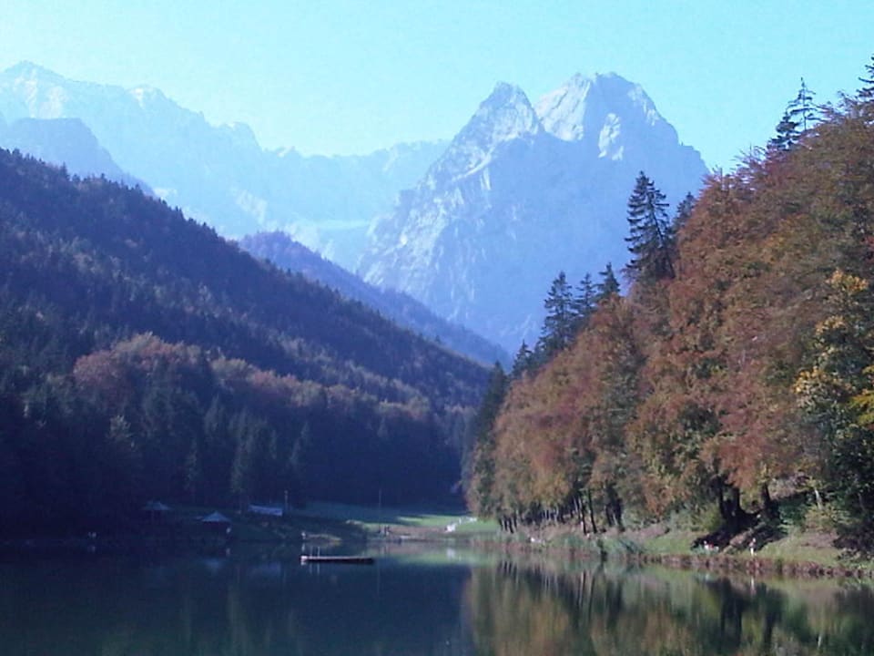 Unbezahlbar - Blick auf den Waxenstein Riessersee Hotel