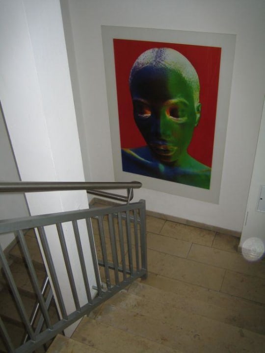 Im Treppenhaus Burns Art Hotel