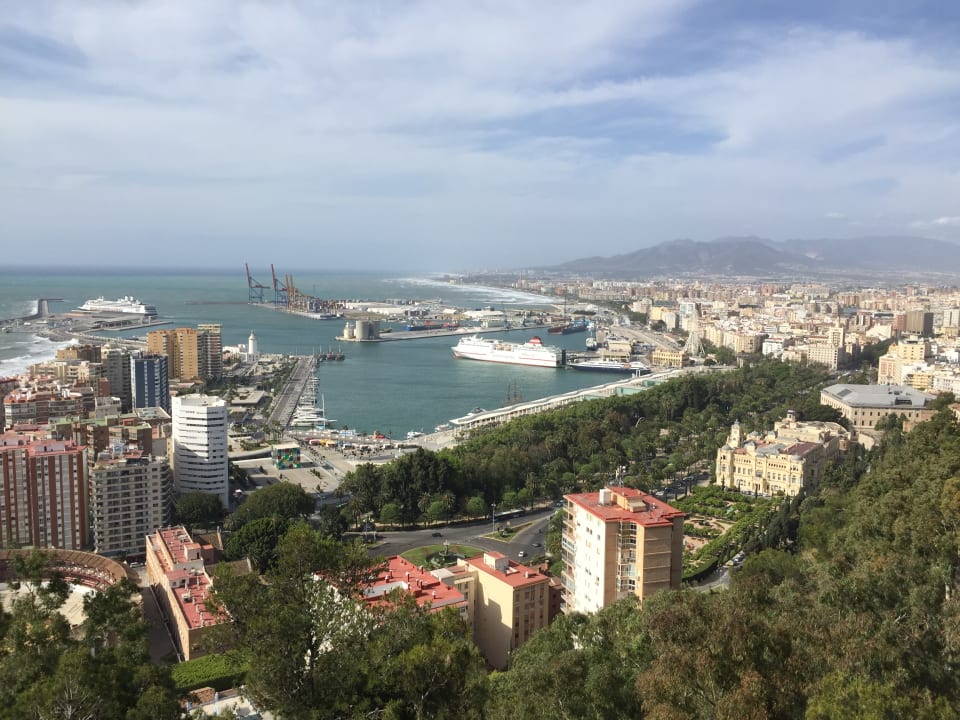 Ausblick Hotel Parador de Malaga Gibralfaro