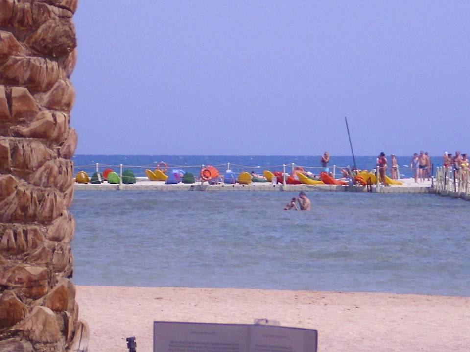 Blick auf den Badesteg Pickalbatros Palace Resort