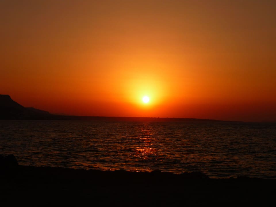 Sonnenuntergang auf Kreta Phãea Cretan Malia