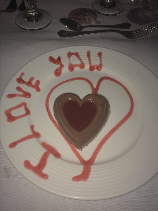 Dessert Romantic Dinner Dreams Royal Beach Punta Cana