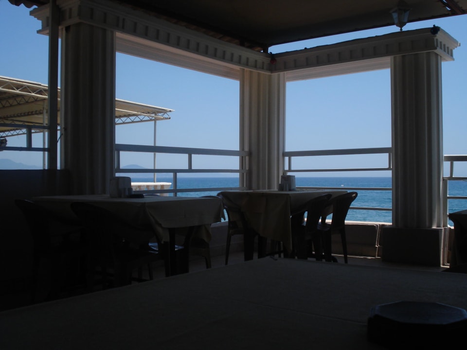 Toller Ausblick während der Mahlzeiten Hotel Best Beach