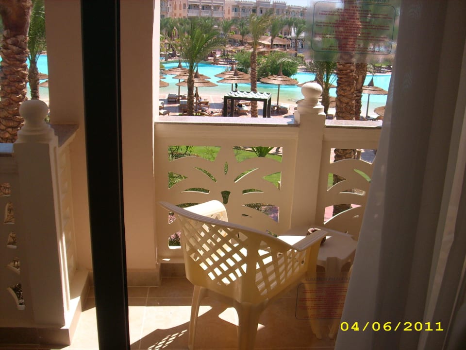 Balkon vom Zimmer ( Zimmer hatte Poolblick ) Pickalbatros Palace Resort